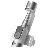 Dudao Selfie stick / telescopic pole with tripod Dudao F18W - white