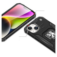 Wozinsky Armored case with a finger holder for iPhone 15 Plus Wozinsky Ring Armor - gold