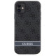 Guess GUHCN61P4SNK iPhone 11 / Xr grey/grey hardcase 4G Stripe