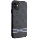 Guess GUHCN61P4SNK iPhone 11 / Xr grey/grey hardcase 4G Stripe
