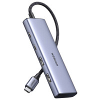 Ugreen HUB USB-C - 2 x USB-A / 2 x USB-C 20 cm Ugreen CM473 - gray