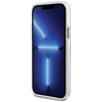Guess Metal Outline Magsafe case for iPhone 12 / iPhone 12 Pro - silver