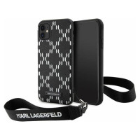 Karl Lagerfeld KLHCN61SAKLMBSK iPhone 11 / Xr 6.1" black/black hardcase Monogram Losange Saffiano