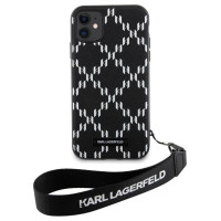 Karl Lagerfeld KLHCN61SAKLMBSK iPhone 11 / Xr 6.1" black/black hardcase Monogram Losange Saffiano