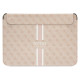 Guess 4G Printed Stripes cover for a 14" laptop - pink