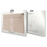 Guess 4G Printed Stripes cover for a 14" laptop - pink
