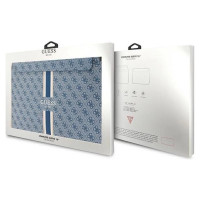 Guess 4G Printed Stripes cover for a 16" laptop - blue