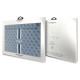 Guess 4G Printed Stripes cover for a 16" laptop - blue