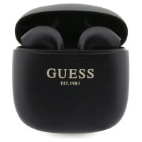 Guess GUTWST26PSK TWS Bluetooth headphones + docking station - black Classic EST Logo