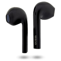 Guess GUTWST26PSK TWS Bluetooth headphones + docking station - black Classic EST Logo