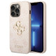 Guess 4G Big Metal Logo case for iPhone 15 Pro - pink