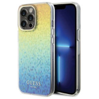 Guess IML Faceted Mirror Disco Iridescent case for iPhone 15 Pro Max - multicolored