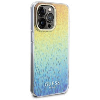 Guess IML Faceted Mirror Disco Iridescent case for iPhone 15 Pro Max - multicolored