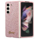 Guess Glitter Script case for Samsung Galaxy Z Fold 5 - pink