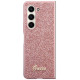 Guess Glitter Script case for Samsung Galaxy Z Fold 5 - pink