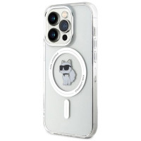 Karl Lagerfeld IML Choupette MagSafe case for iPhone 15 Pro - transparent