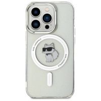Karl Lagerfeld IML Choupette MagSafe case for iPhone 15 Pro - transparent