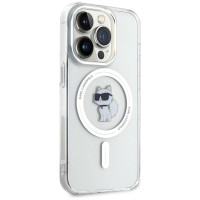 Karl Lagerfeld IML Choupette MagSafe case for iPhone 15 Pro - transparent
