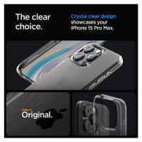 Spigen Ultra Hybrid Case for iPhone 15 Pro Max - Clear Matte