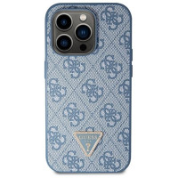 Guess GUHCP14LP4TDSCPB iPhone 14 Pro 6.1" blue/blue hardcase Crossbody 4G Metal Logo