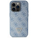 Guess GUHCP14LP4TDSCPB iPhone 14 Pro 6.1" blue/blue hardcase Crossbody 4G Metal Logo