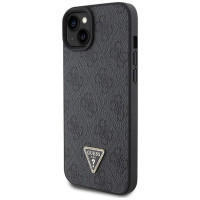 Guess GUHCP15SP4TDSCPK iPhone 15 6.1" black/black hardcase Crossbody 4G Metal Logo