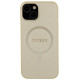 Guess GUHMP15MPSAHMCB iPhone 15 Plus 6.7" gold/gold hardcase Saffiano MagSafe