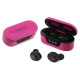 Guess GUTWST31EM TWS Bluetooth headphones + magenta docking station
