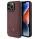 Mercedes MEHCP15LARMRE iPhone 15 Pro 6.1" red/red hardcase Leather Urban Bengale
