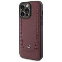 Mercedes MEHCP15LARMRE iPhone 15 Pro 6.1" red/red hardcase Leather Urban Bengale