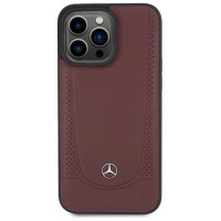 Mercedes MEHCP15LARMRE iPhone 15 Pro 6.1" red/red hardcase Leather Urban Bengale