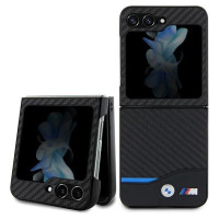 BMW Leather Carbon case for Samsung Galaxy Z Flip 5 - black