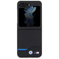BMW Leather Carbon case for Samsung Galaxy Z Flip 5 - black
