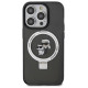 Karl Lagerfeld KLHMP15LHMRSKCK iPhone 15 Pro 6.1" black/black hardcase Ring Stand Karl&Choupette MagSafe