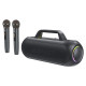 Acefast K1 Wireless Karaoke Speaker with 2 Microphones - Black