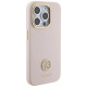 Guess Silicone Logo Strass 4G case for iPhone 15 Pro - light pink