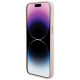 Guess Silicone Logo Strass 4G case for iPhone 15 Pro - light pink