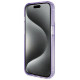 Guess Ring Stand Script Glitter MagSafe case for iPhone 15 Pro - purple