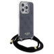 Guess Crossbody Cord 4G Print case for iPhone 15 Pro Max - black