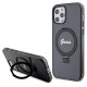Guess Ring Stand Script Glitter MagSafe case for iPhone 12/12 Pro - black