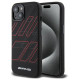 Mercedes AMG Silicone Large Rhombuses Pattern MagSafe Case for iPhone 15 Plus / 14 Plus - Black