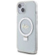 Guess Ring Stand Script Glitter MagSafe case for iPhone 15 / 14 / 13 - transparent