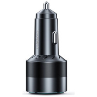 Choetech TC0010 USB-C USB-A PD 63W car charger - black