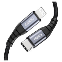 Choetech IP0039 USB-C / Lightning MFi cable, 1.2m long - black