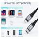 Choetech IP0041 USB-C / Lightning MFi 480Mb/s 3A 2 m cable - black