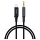 Choetech AUX009 Lighting / mini jack 3.5mm cable 2 m - black
