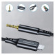 Choetech AUX009 Lighting / mini jack 3.5mm cable 2 m - black