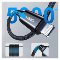 Choetech AUX009 Lighting / mini jack 3.5mm cable 2 m - black