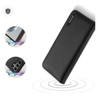 Dux Ducis Hivo case with flap and RFID blocking for Samsung S24 Galaxy Ultra - black