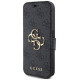 Guess 4G Metal Logo case for iPhone 15 Pro - gray